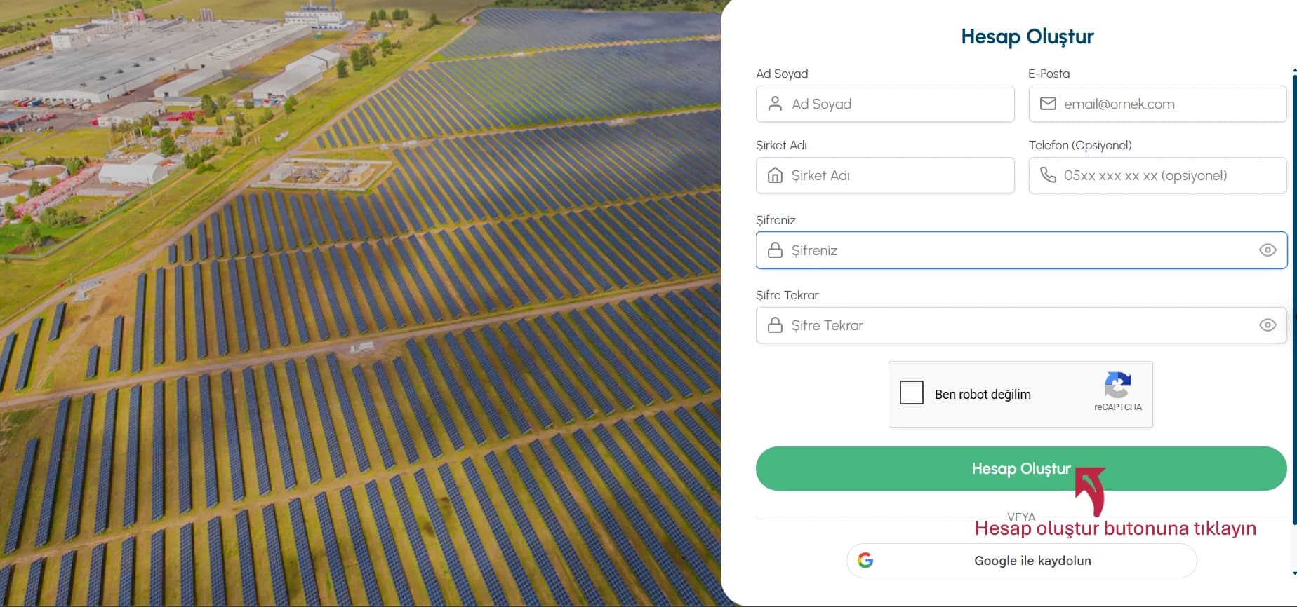 SolarTools registration confirmation