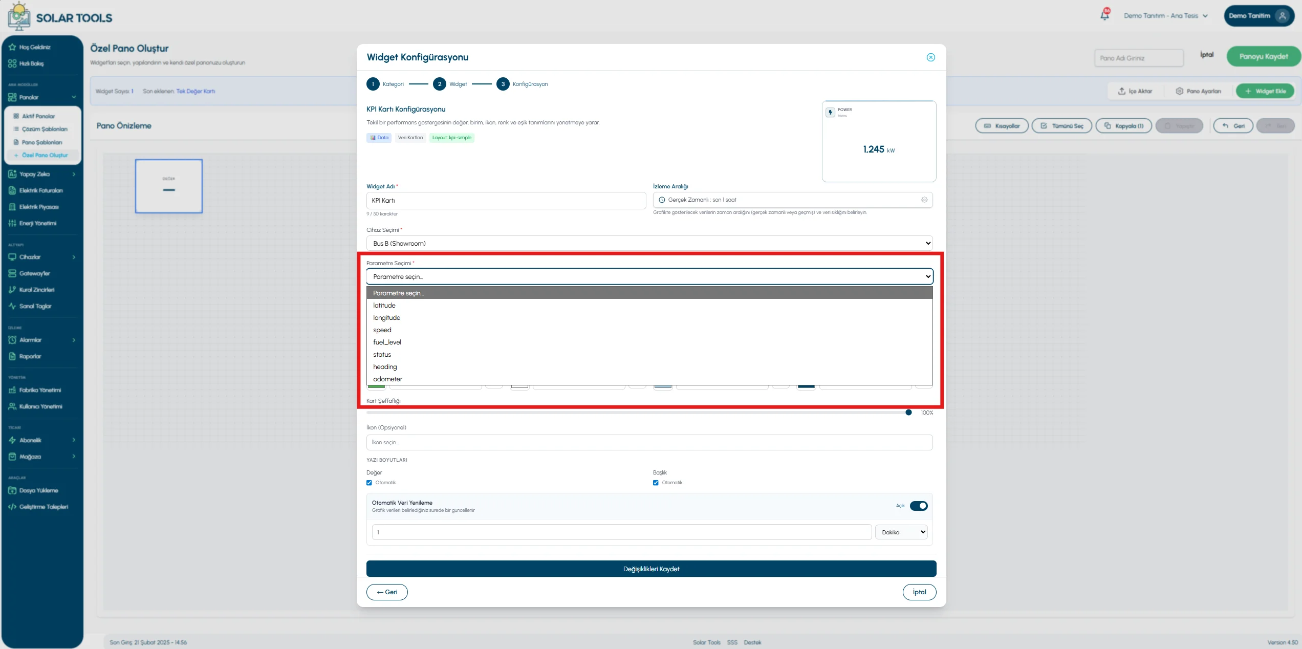 KPI card — setup 4