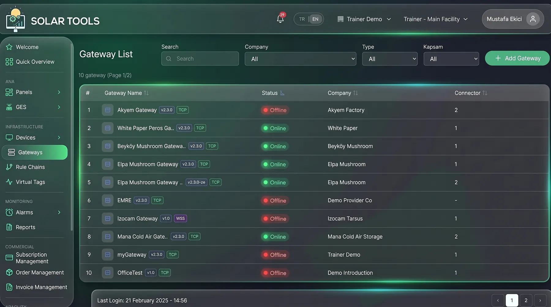 Connect to the cloud via gateway