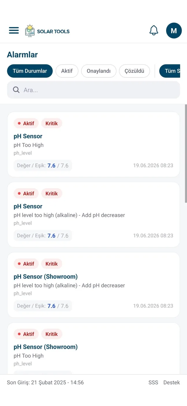 Alarms