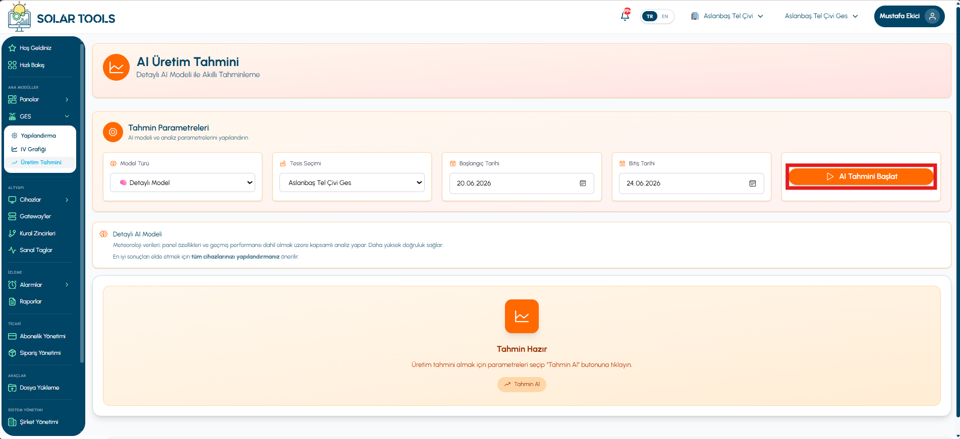 Model Selection and Settings