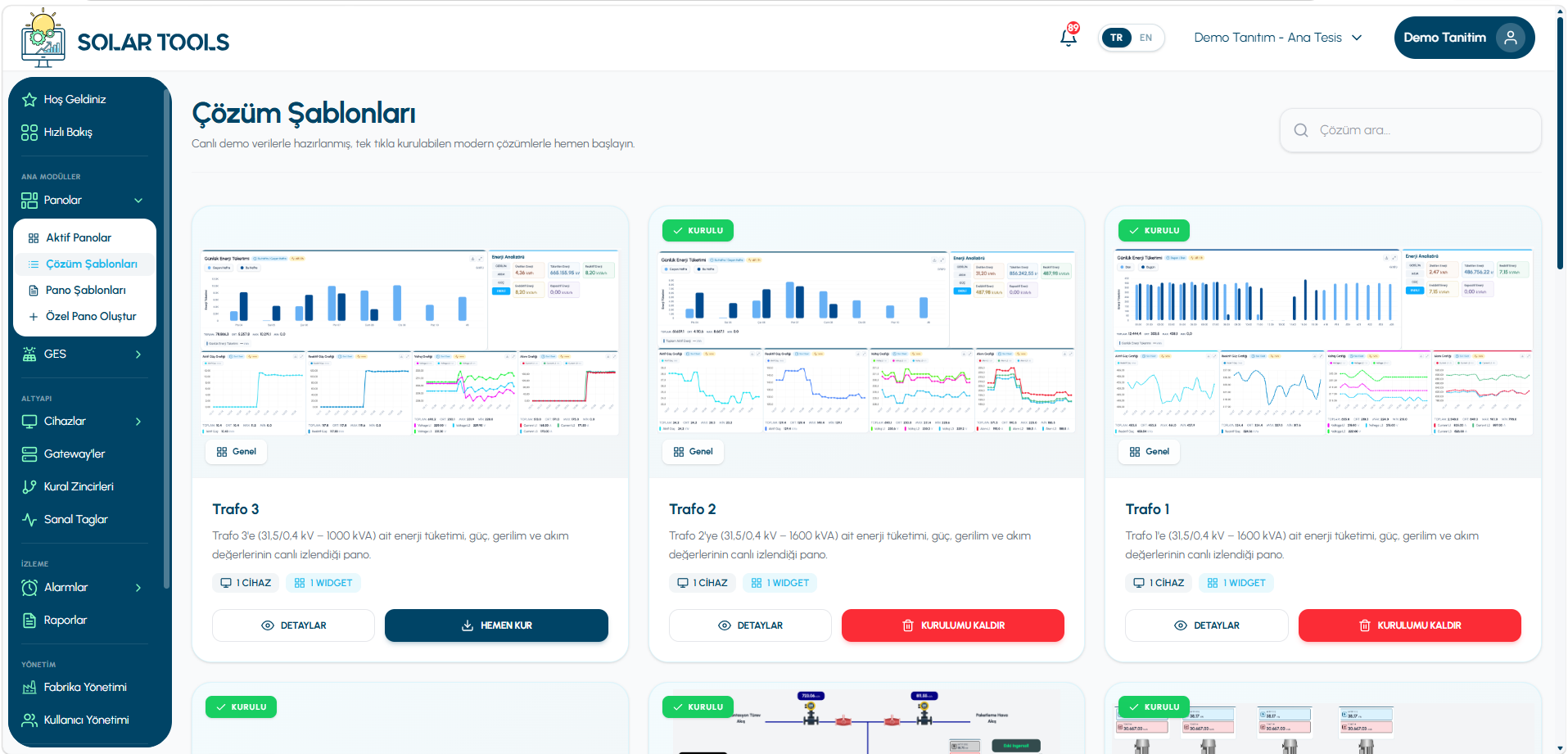 Solution Templates overview