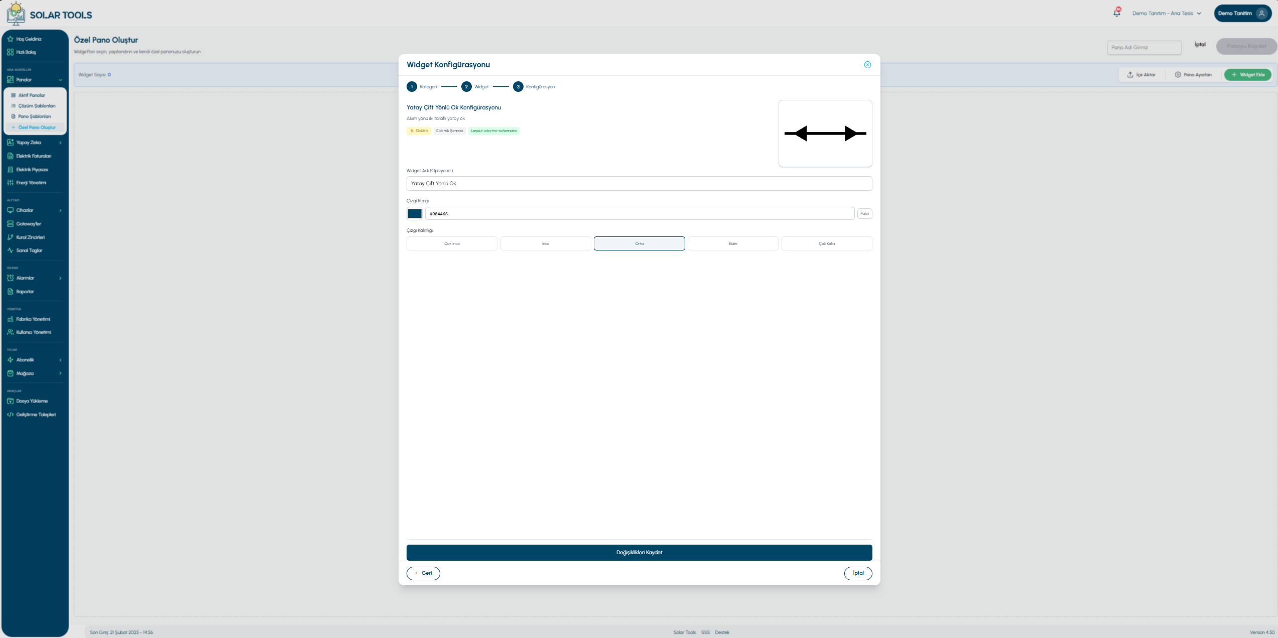 Horizontal bi-directional detail