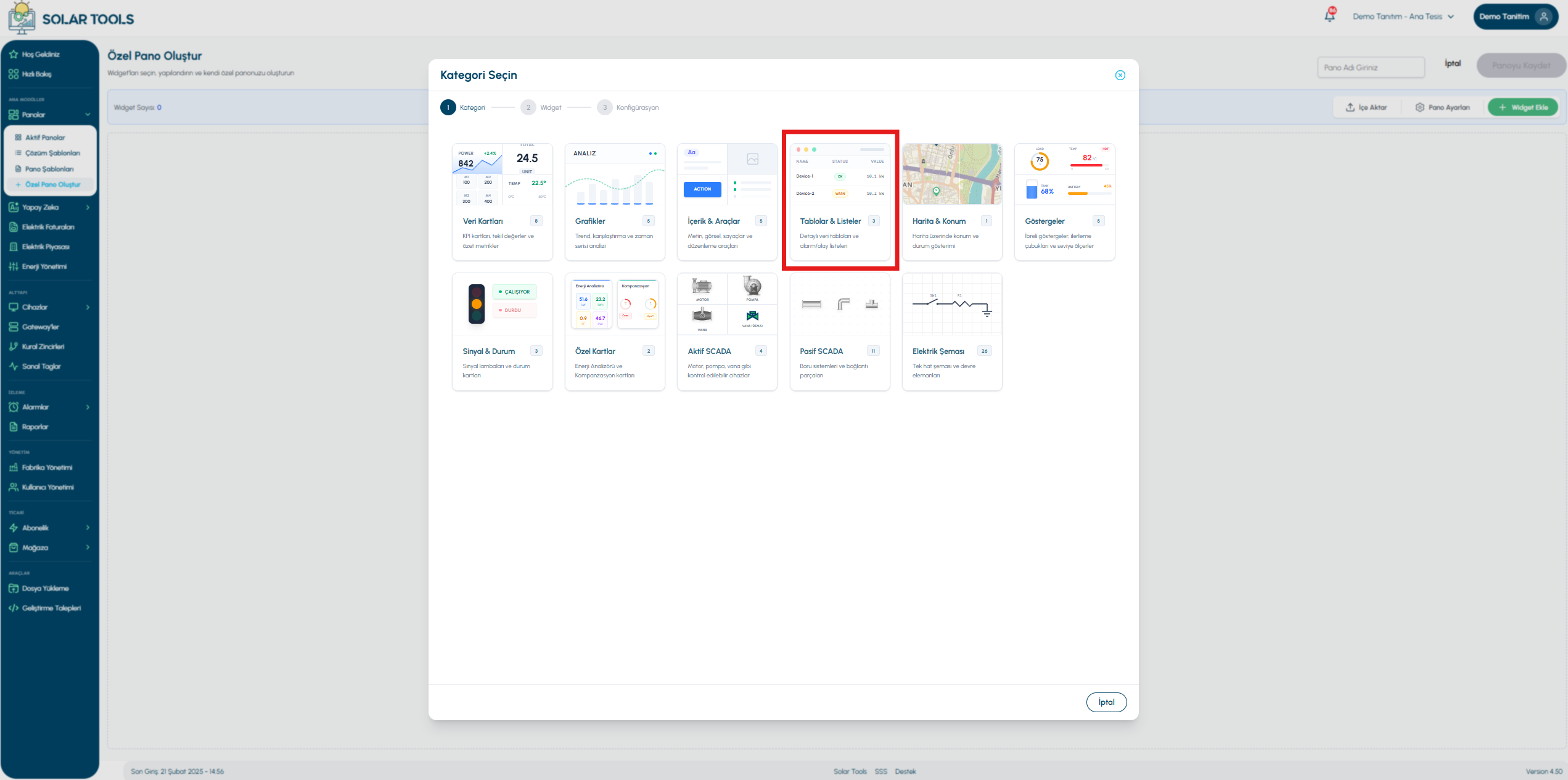 Tables and Lists overview