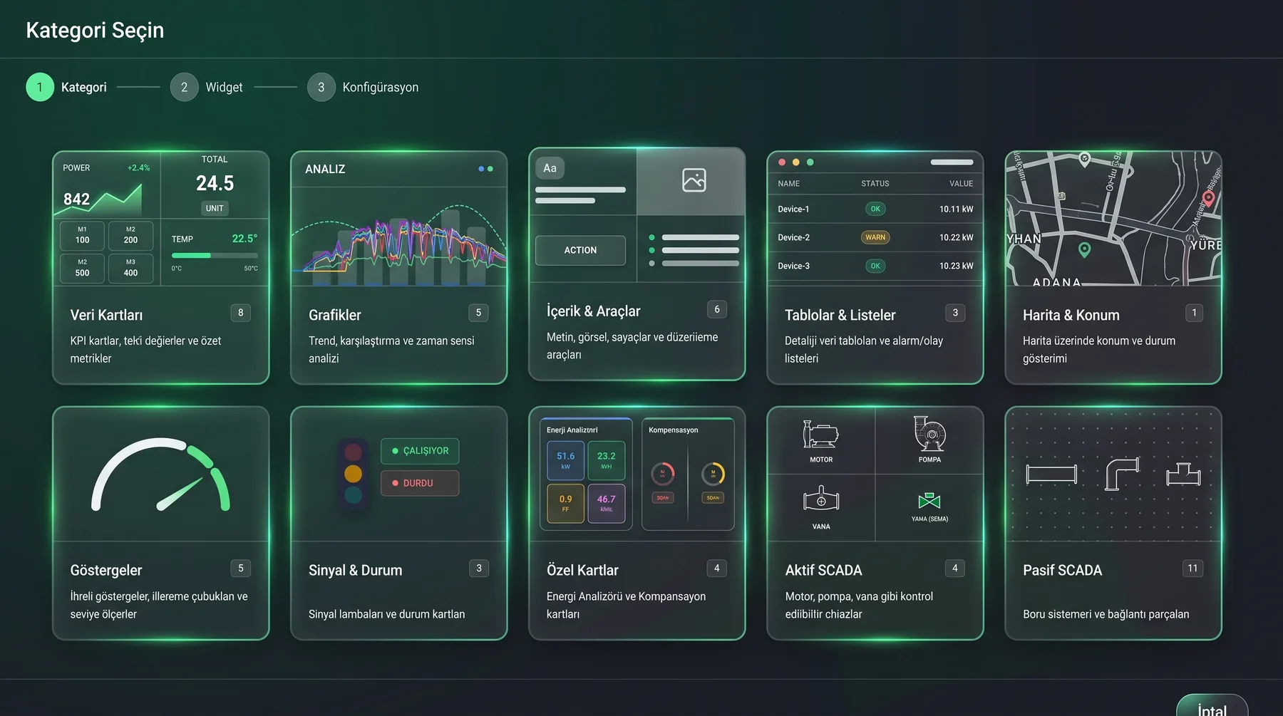 60+ ready widgets, drag & drop.